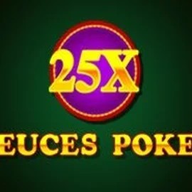 Logo of 25x Deuces Poker from iSoftBet at ShakeBet Casino