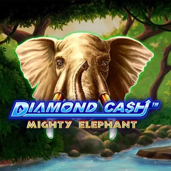 Diamond Cash Mighty Elephant by Greentube, showcased at shakebet-online.com – game logo