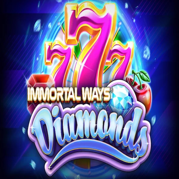 Immortal Ways Diamonds slot logo by RubyPlay at ShakeBet Casino