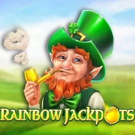 Rainbow Jackpots by Red Tiger Gaming, showcased at shakebet-online.com – game logo
