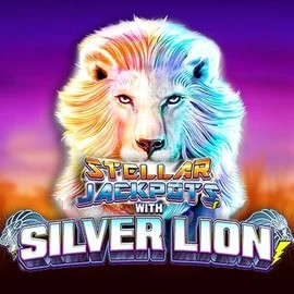Enjoy Stellar Jackpots with Silver Lion by Lightning Box Game – logo hosted on shakebet-online.com