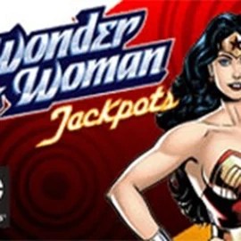 Wonder Woman Jackpots logo by Amaya at ShakeBet Casino